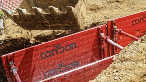 Trench shoring
